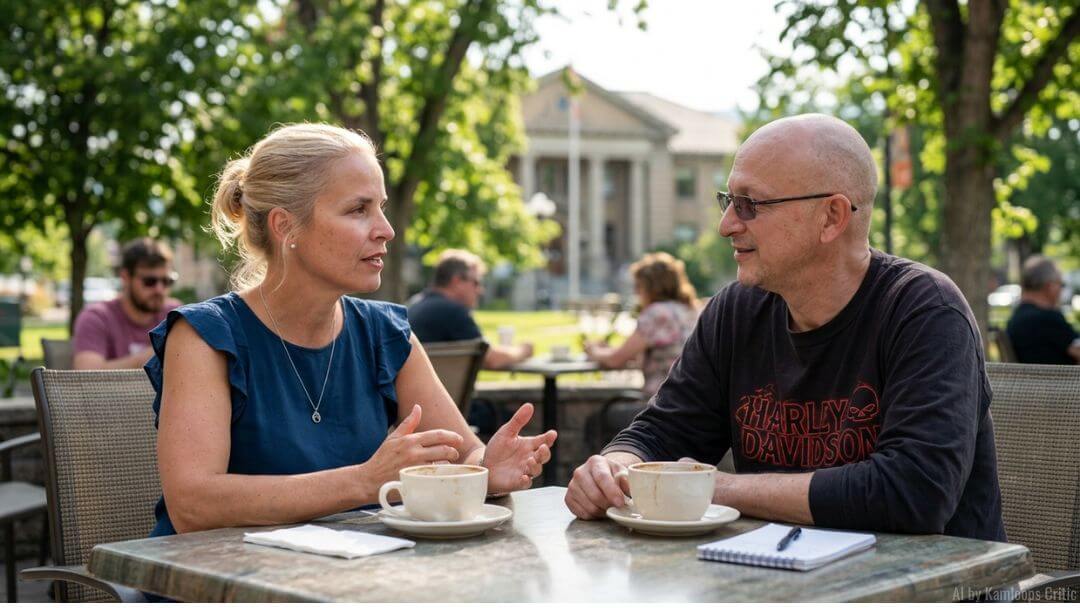Nelly Dever, candidate for Mayor of Kamloops, meets with Kamloops Critic publisher Richard Wilbur to discuss her campaign and vision for the city.