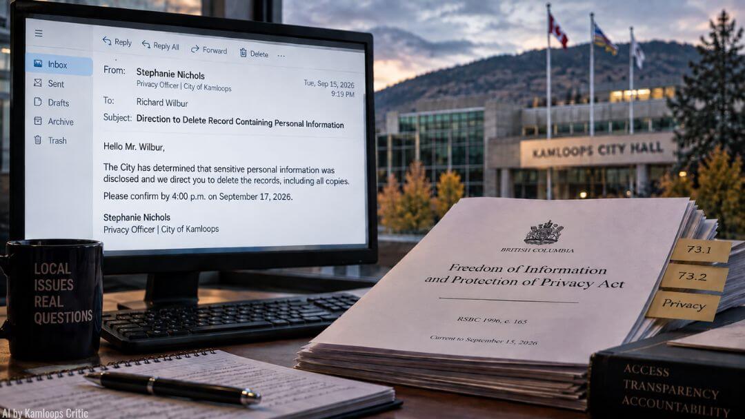 kamloops-city-delete-email City of Kamloops privacy request to delete an email